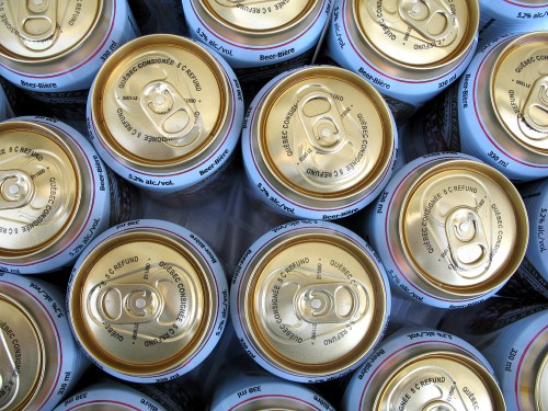 beer cans for alcohol